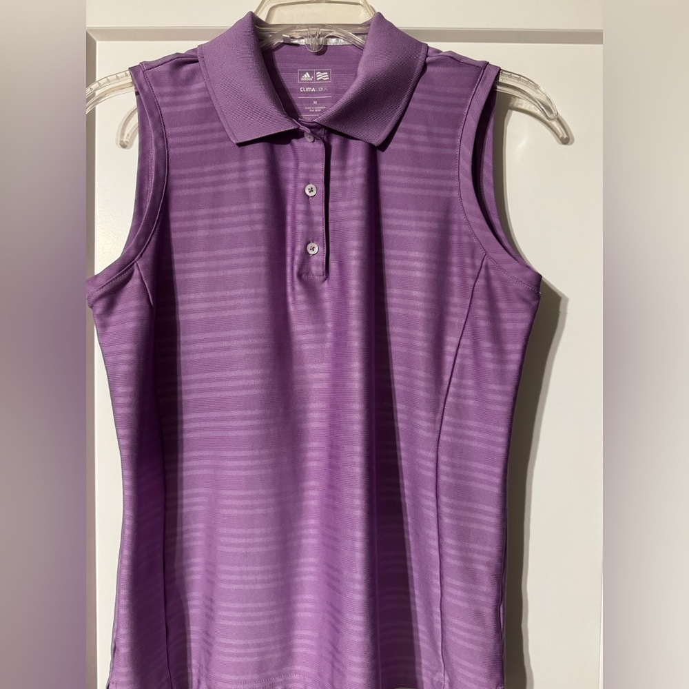 Adidas Lavender ClimaCool Golf Shirt